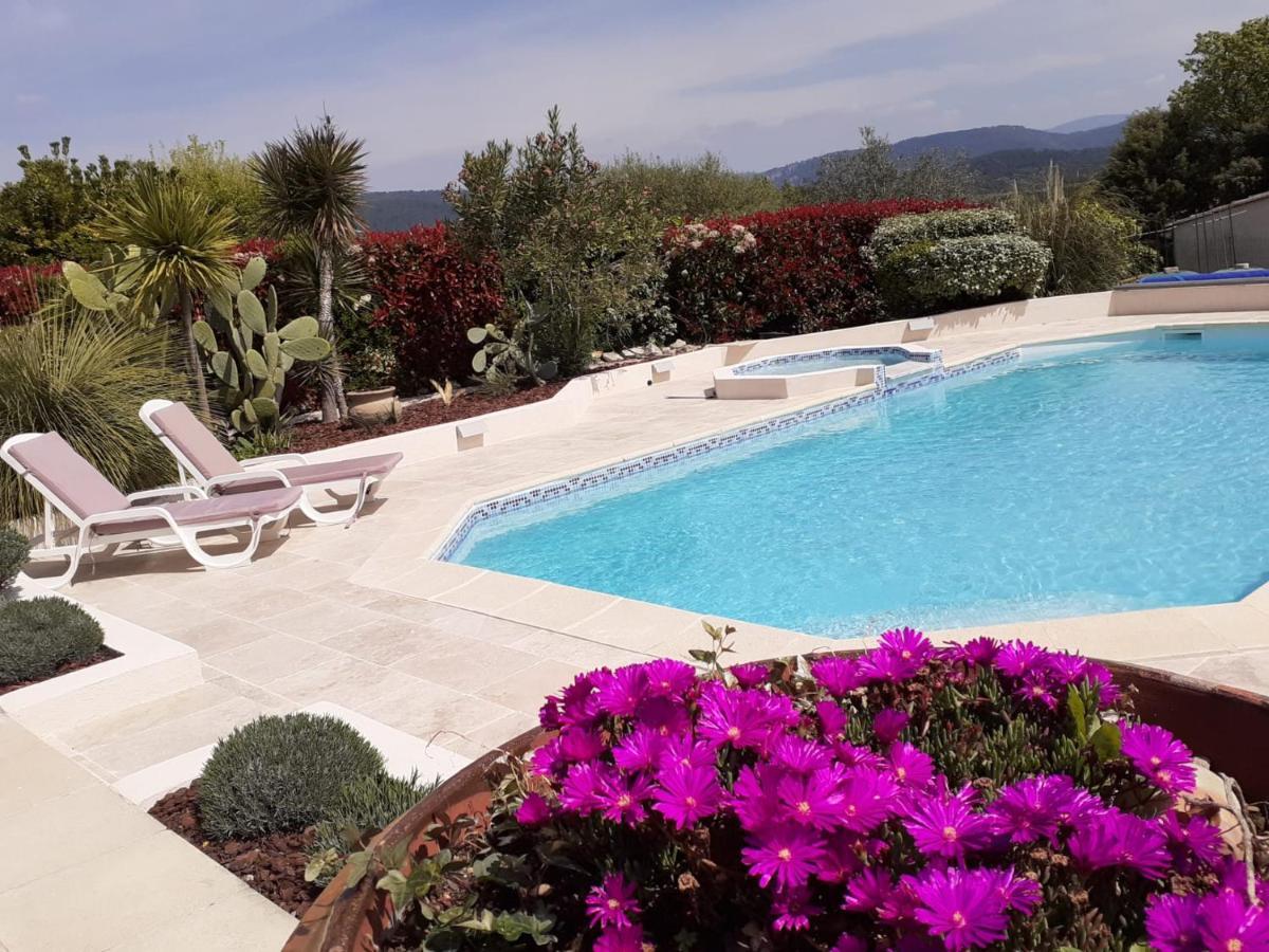Gite Provencal Independant Avec Piscine Chauffee : Le Suy Bien Flayosc Zewnętrze zdjęcie